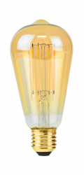 NEDIS LED žárovka E27/ ST64/ 4,9 W/ 220 V/ 470 lm/ 2100 K/ stmívatelná/ extra teplá bílá/ retro styl
