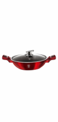 BERLINGERHAUS Wok s poklicí 30 cm Burgundy Edition BH-7110