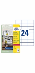 Avery Zweckform LABELS ZF L4718-20 HEAVY DUTY 70X37 MM, 20 LISTŮ