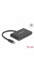 Delock Rozbočovač USB 3.2 Gen 2 USB Type-C se 4 porty USB Type-C samice – 10 Gbps