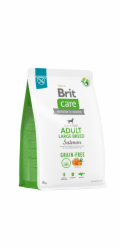 Dry food for adult dogs large breeds - BRIT Care Grain-free Adult Salmon- 3 kg