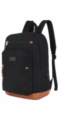 CANYON BPS-5 batoh pro 15.6" ntb, 45 x 31 x 16cm, 22L, USB-A, 3+4 kapsy + 1 na láhev, 2 přepážky, dešti odolný, černý