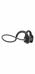 EVOLVEO BoneSwim MP3 16GB, bluetooth bezdrátová sluchátka s mikrofonem na lícní kosti, šedé