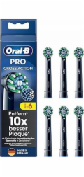 Oral-B Toothbrush heads black ProCrossAction CleanMaximizer6pc
