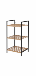 Regál do koupelny bambus 3 police 38 x 32,5 x 70 cm KO-784630130