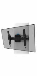 Neomounts WL35S-910BL16 - Montážní sada (montáž) - pro plochý panel - uzamykatelný - černá - velikost obrazovky: 40"-75" - opora