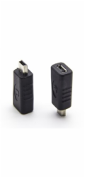 PremiumCord USB redukce USB2.0 Micro B - USB2.0 Mini 5PIN (F/M)