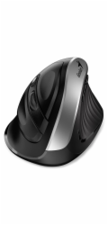 GENIUS Vertikální myš Ergo 8250S Silver Grey/ 1600 dpi/ bezdrátová/ 6tlačítek/ tichá/ černostříbrná