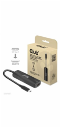 Club3D Adaptér USB-C na HDMI 8K60Hz/4K120Hz, Active Adapter M/F, PD 3.0, HDR10+ a DSC 1.2