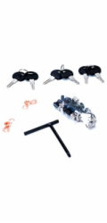 XtendLan 19" nástěnný rozvaděč 6U 600x450, nosnost 60 kg, skleněné dveře, svařovaný, černý