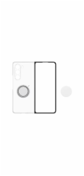 Samsung Průhledný kryt s odnímatelným úchytem na příslušenství pro Galaxy Z Fold5 Transparent