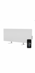 AENO GH3s Chytré Topení, infrared + konvekce, tvrzené sklo,LED displej,  700W, Bílá