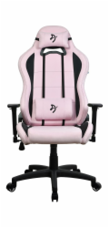 AROZZI herní židle TORRETTA SuperSoft/ látkový povrch/ růžová