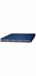 Planet GS-6311-48P6X L3 switch, 48x1Gb, 6x10Gb SFP+, 48x PoE 802.3at 600W, QoS