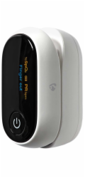 SmartLife Pulzní Oxymetr NEDIS BTHOX10WT NEDIS chytrý pulzní oxymetr/ Bluetooth/ OLED displej/ Perfuzní index/ Pulzní frekvence/ Rušení proti pohybu/ Saturace ky