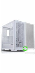Evolveo Ptero Q2W PTEROQ2W EVOLVEO Ptero Q2W, 2x čelní panel - sklo /mřížka, case ATX, bílá