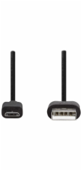 NEDIS kabel USB 2.0/ zástrčka USB-A - zástrčka micro-B/ černý/ bulk/ 2m