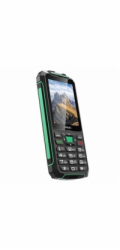 EVOLVEO StrongPhone W4, vodotěsný odolný Dual SIM telefon, černo-zelená