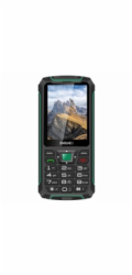 EVOLVEO StrongPhone W4, vodotěsný odolný Dual SIM telefon, černo-zelená