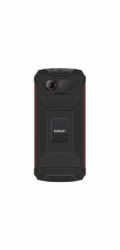 EVOLVEO StrongPhone W4, vodotěsný odolný Dual SIM telefon, černo-červená