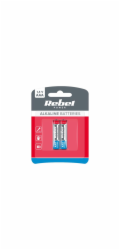 Baterie AAA (R03) alkalická REBEL Alkaline Power 2ks / blistr BAT0066B