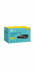 TP-Link LiteWave switch LS105GP (5xGbE, 4xPoE+, 65W, fanless)