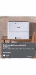 BROTHER tiskárna laserová mono HL-L6210DW - A4 50ppm 1200x1200 256MB 520listů LAN USB WIFI DUPLEX