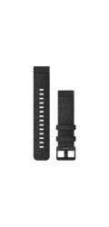 Garmin Řemínek QuickFit 20, nylonový, černý, černá přezka