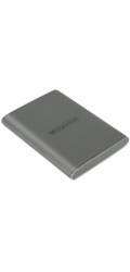 Transcend ESD360C 4TB, USB 20Gbps Type C, Externí SSD disk (3D NAND flash), 2000MB/R, 2000MB/W, šedý