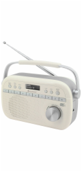 Soundmaster DAB280BE rádio/ DAB+/ UKW/ RDS/ Budík/ Hodiny/ Bílé