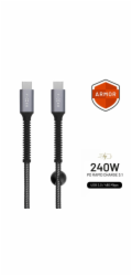 Fixed kabel USB-C/C 1.2m FIXDA-CC12-GR