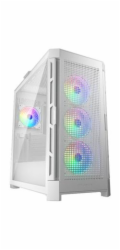 COUGAR PC skříň DUOFACE Pro RGB White Mid Tower TG & Airflow Front Panel 4 x ARGB Fans TG Left Panel