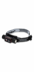NEDIS LED čelovka/ 1000 lm/ napájení z baterie/ napájení z USB/ 3.7 V DC/ včetně baterií/ dobíjecí/ černá