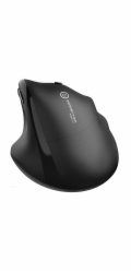Myš Powerton Myš Powerton CLOE, 1600DPI, 2,4 [GHz], optická, třída 6, bezdrátová, černá, 1 ks AA, ergonomická