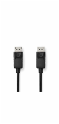 NEDIS kabel DisplayPort/ zástrčka DisplayPort - zástrčka Displayport/ 4K/ černý/ bulk/ 2m