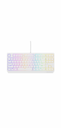 Genesis herní klávesnice THOR 230/TKL/RGB/Outemu Brown/Drátová USB/US layout/Bílá