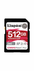 Kingston Canvas React Plus 512GB SDXC (UHS-II U3, třída 10, V60, A1)