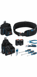 Bosch Powertools Sada nářadí s opaskem a ručním nářadím Professional (černá, systém ProClick, včetně 14dílné sady nářadí)