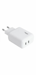 Akyga Nabíječka univerzální 2x USB-C PD 5-12V / max. 3A 40W Quick Charge 3.0, bílá