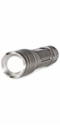 NEDIS LED svítilna/ napájení z baterie/ 4,5 V DC/ 5 W/ 330 lm/ dosah 200 m/ šedá