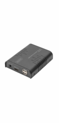 DIGITUS DS-55530 HDMI KVM IP Extender přijímač, Full HD, 60 Hz, 120m, černá