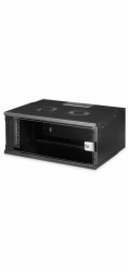 DIGITUS DN-49201 Nástěnná skříň 4U, SOHO PRO, nesmontovaná, 19", 240 x 540 x 400 mm, černá (RAL 9005)