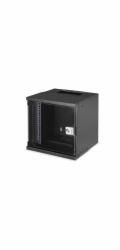DIGITUS DN-49101 Nástěnná skříň 6U, SOHO PRO, nesmontovaná, 10", 325 x 315 x 300 mm, černá (RAL 9005)