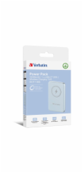 Verbatim Wireless Powerbank Charge  n  Go 10.000mAh (hellblau, Qi, PD 3.0, Quick Charge 3.0)