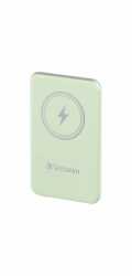 Verbatim Wireless Powerbank Charge  n  Go 5.000mAh (hellgrün, Qi, PD 3.0, Quick Charge 3.0)