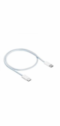 Akyga Kabel USB-C / USB-C 2.0 60W, bílá  50cm