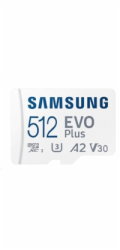 Samsung micro SDXC karta 512 GB EVO Plus + SD adaptér