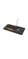 Genesis herní klávesnice THOR 230/TKL/RGB/Outemu Red/Drátová USB/US layout/Anchor Positive Šedá