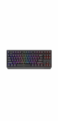 GENESIS herní klávesnice THOR 230/TKL/RGB/Outemu Silent Lemon/Bezdrátová USB + Bluetooth/US layout/Č