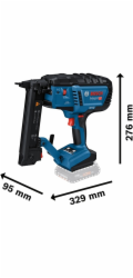 Bosch Powertools Akumulátorová sponkovačka na dřevo GNH 18V-38 M Professional (bez baterie), 18 V (modrá/černá, bez baterie a nabíječky, v L-BOXX)